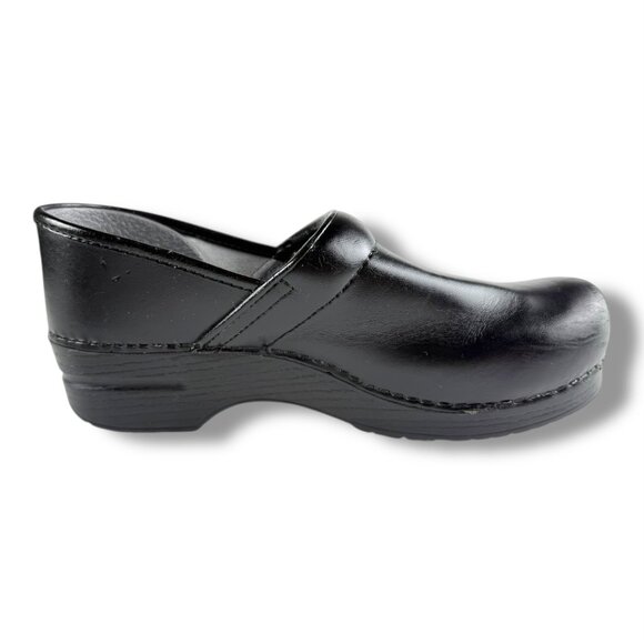 Dansko Professional Chef Kitchen Clogs Black Leather Size 7.5 Mens 41 EU - Picture 4 of 8